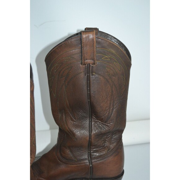 Frye Bruce Pull On 3487688 Dark Brown Men’s Cowboy Western Leather Boot Sz 10 B - Picture 13 of 16